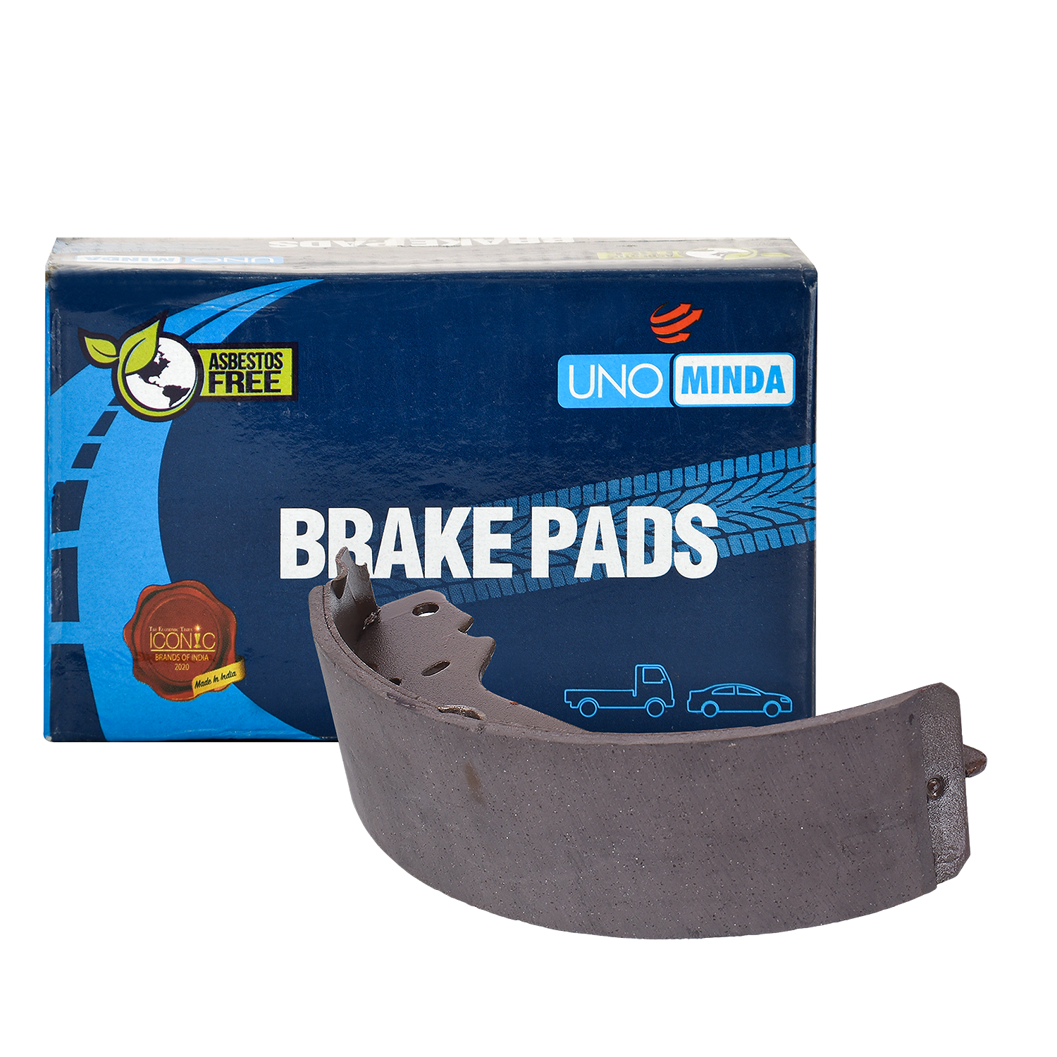 Uno Minda BS-1104 Brake Shoe for Tata Winger